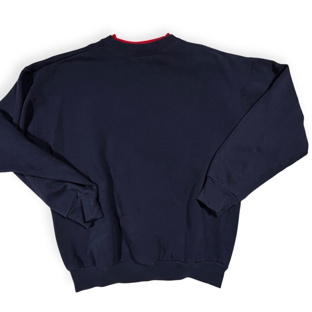 Y2K M & C Sportswear Womens Med Grandmacore Sweatshirt Dogs Pawprints Sparkle - Picture 3 of 11